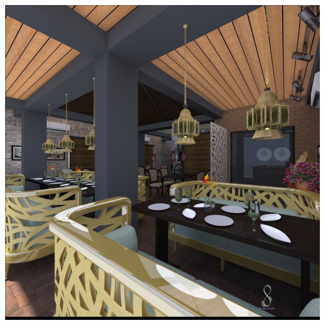 Restaurant Interior Render